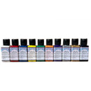 Alpha 6 Alpha flex Paint Set, w/ 10 Basic Colours - Leather and Textile Paint