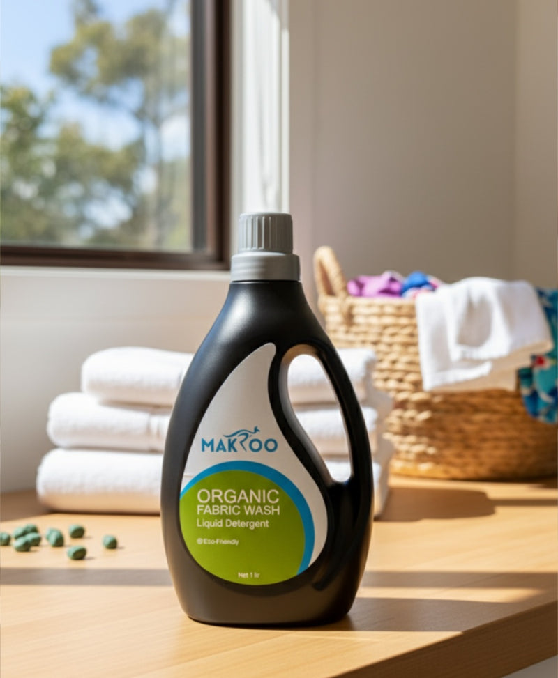 Makroo Organic Fabric Wash Liquid Detergent 1 Liter