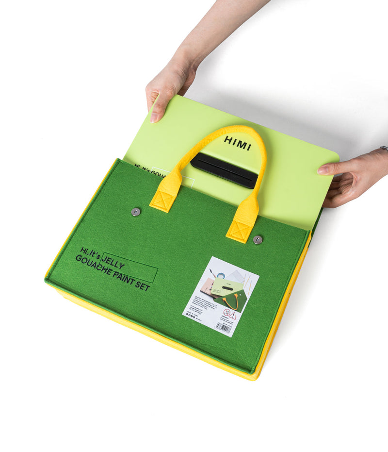 NEW HIMI GOUACHE PAINT GIFT SET, TWIN CUP,12G/72, Green Apple  Gouache Paint, - Perfect for Beginners, Students, Artists