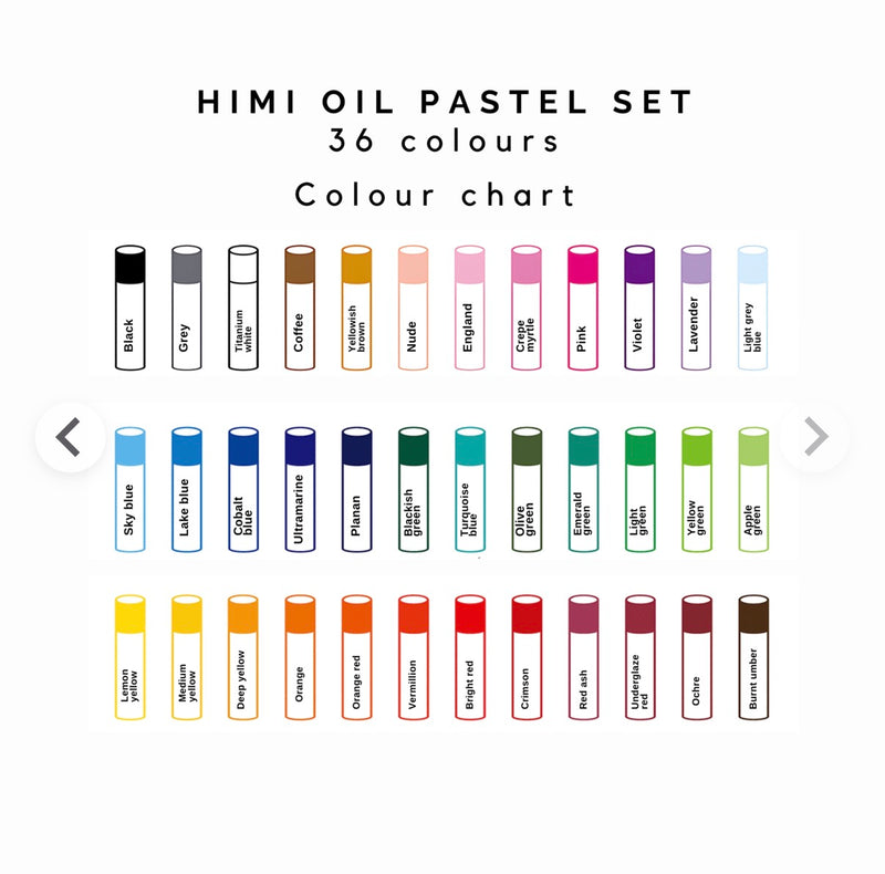 MIYA OIL PASTEL - 36COLORS