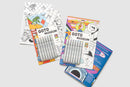 HIMI GOTO Marker Pen set - 7pc With 5 pcs Museum Theme Coloring Pages