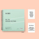 HIMI - Spiral Gouache Pad - 8.5 x 8.5" (Inches) - 160 GSM