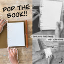 The Perfect Felixible Art Journal For Watercolors, Gouache, Acrylics, Pencils - 🎨Artbyharshi