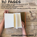 The Perfect Felixible Art Journal For Watercolors, Gouache, Acrylics, Pencils - 🎨Artbyharshi