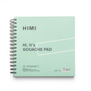HIMI - Spiral Gouache Pad - 8.5 x 8.5" (Inches) - 160 GSM
