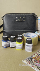 Alpha 6 flex Paint- Topcoat 8oz / 235.6ml gloss/matte Leather and Textile paint